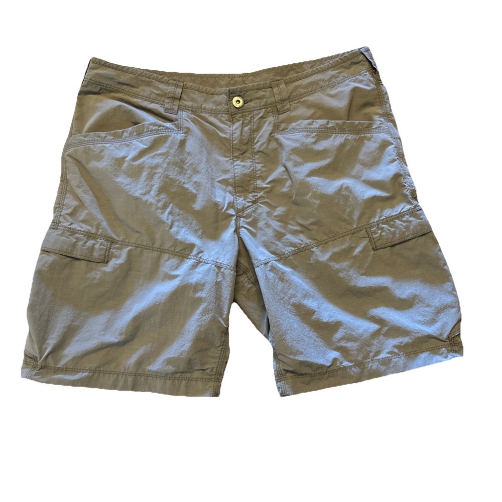 The North Face Shorts Men's 35.5x9.5 Gray Cargo Utility Pockets Outdoor Gorp TNF
